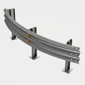 Barrière de sécurité médiane à trois poutres galvanisée à chaud en acier Q345, poteau en C, poteau en Z, barrière à câbles, rondelle de poutre – Approvisionnement direct usine - Product Image 1