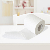 Nouveau rouleau de papier toilette commercial économique en pâte de bois vierge, ultra doux, absorbant et résistant, lot familial de 24 rouleaux