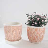 Pots de plantes d'intérieur et d'extérieur personnalisés moule pour pot de fleurs en céramique supporté avec logo personnalisé