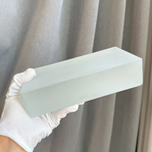 Jyg nóng chảy của nhà máy rõ ràng trong suốt mờ góc phải gạch thủy tinh rắn cho tường trang trí - Product Image 6