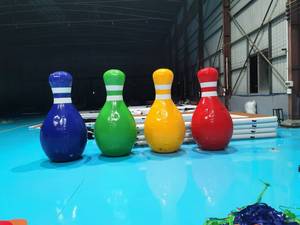 Ensemble de bowling gonflable Hamste humain de haute qualité épingles de bowling gonflables personnalisées boule de bowling humaine à vendre - Product Image 4