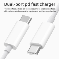 Cable USB 3.1 Gen 2 Tipo-C a Tipo-C, 10Gbps, 4K60Hz, 60W, Carga Rápida, Conductor de Cobre Puro, Revestimiento de PVC, ABS, Escáner, Cámara, Computadora
