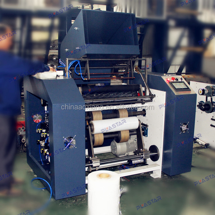 PLASTAR Automatic Plastic Film Rewinding Machine