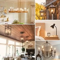 Bombilla LED de Filamento Vintage Candelabra C35 C35T B10 E12 E14 E26 E27 4W 5W 110V Blanco Cálido Regulable Base E14 4W