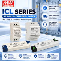 MEAN WELL Série ICL ICL-16R ICL-28R ICL-16L ICL-28L Limiteur de courant de démarrage AC 16A 28A pour rail DIN, alimentation industrielle, original