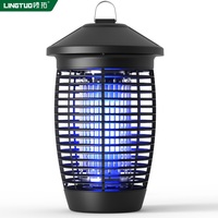 Luz LED eléctrica Mosquito Fly Zapper impermeable interior/exterior asesino de insectos trampa fluorescente jardín patio hogar enchufe