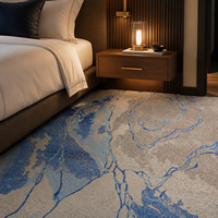 Tapis imprimé en nylon sur mesure 3D de luxe pour chambre d'hôtel 5 étoiles