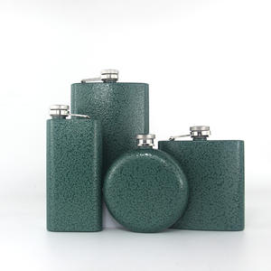 8 औंस पोर्टेबल आउटडोर स्टेनलेस स्टील हिप फ्लैस्क आधुनिक वर्ग डिजाइन 304 छोटे रूसी शैली मिनी फ्लैस्क सेट - Product Image 1