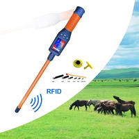 134.2kHz FDX-B/HDX Pembaca RFID Hewan Android Stick Reader-ABS Tahan Air IP67 dengan SDK untuk Klinik Hewan & Pusat Transportasi