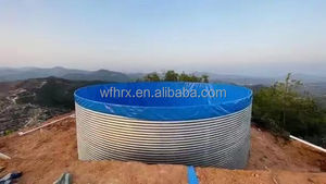 Grande galvanizado Folha <span class=keywords><strong>Fish</strong></span> Tank com Suporta Aquaculture Equipment for Tilapia Farming for Aquaculture Operations - Product Image 2