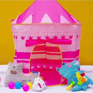 Tienda de Campaña Infantil de <span class=keywords><strong>Castillo</strong></span> de Princesa Rosa, Venta al por Mayor, con Materiales de Buena Calidad - Product Image 6