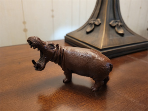 Nuovo arrivo scultura d'arte in rame animali di pianto ippopotamo ornamento in rame - Product Image 2