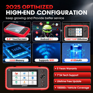 CRP129I V2.0 CRP129X 2.0 เครื่องมืออ่านโค้ด OBD2 ระดับมืออาชีพ พร้อมฟังก์ชันรีเซ็ต 12 แบบ สำหรับรถยนต์ทุกประเภท - Product Image 5