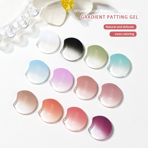 Set de Esmalte de <span class=keywords><strong>Uñas</strong></span> en Gel UV con <span class=keywords><strong>Efecto</strong></span> Degradado de Alta Saturación para Salón de <span class=keywords><strong>Uñas</strong></span>, Gel de Pintura Natural para Degradados y Aplicación por Apliques - Product Image 4