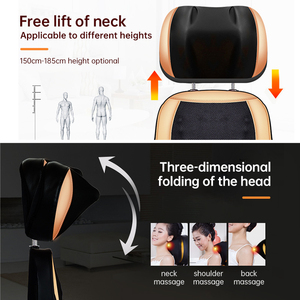 Cojín masajeador de cuerpo completo para relajación Shiatsu gravedad terapia de calefacción infrarroja eléctrica nueva llegada - Product Image 5