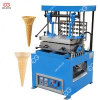 Machine à cornets de glace électrique en acier inoxydable à 24 têtes, entièrement automatisée, petit modèle à prix abordable