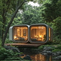 Maison préfabriquée mobile personnalisée Apple Cabin, maison conteneur modulaire portable pour le tourisme en plein air et les projets de camping