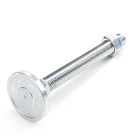 Pied de réglage réglable M16/M20 antichoc en acier au carbone robuste pour machine