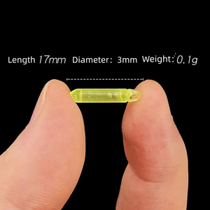 Nouveau OEM 100 pièces/sac lumineux hochets de pêche insérer Tube pour ver souple gabarit leurre pêche barre sonore secouer attirer mouche attachant hochets - Product Image 5