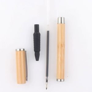 2022 Customized Bamboo Gel Ink <b>Pen</b> With Printed Logo - Product Image 5