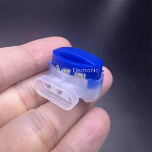 25pcs embalagem gel preenchido 3 maneira pigtail campo feno cortador IDC tala gel conector 314-box