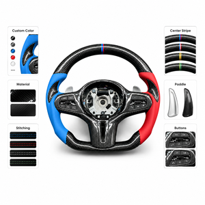 Volante de Fibra de Carbono Resistente a los Arañazos, Entrega Rápida, Compatible con <span class=keywords><strong>BMW</strong></span> F16 F20 F21 F46 E80 F30 F35 E83 E84 E60 E87 - Product Image 6