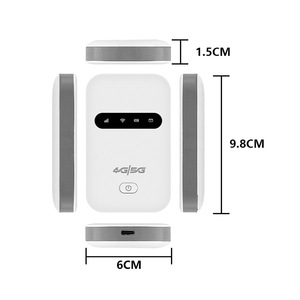 <span class=keywords><strong>Router</strong></span> WiFi Compacto 4G LTE de Doble Banda Modelo M26 2026, con <span class=keywords><strong>Tarjeta</strong></span> <span class=keywords><strong>SIM</strong></span>, Batería de 3000mAh, Versión <span class=keywords><strong>para</strong></span> Asia, Europa y África, Fácil de Transportar - Product Image 4
