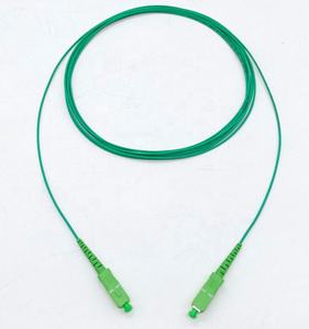 Pas cher 3.5m 1.6mm Monomode <span class=keywords><strong>Fibre</strong></span> Optique Patchcord G657A2 Optique FTTH Aqua Vert Blanc Jarretière - Product Image 5