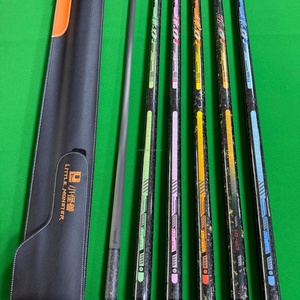 Little Monster Cyber Energy Carbon Fiber Break Jump Cue 3-Piece Jump Cue Break <b>Pool</b> Cue <b>Stick</b> 12.9mm Tip with Leather Bag - Product Image 1