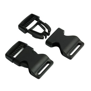 Hebilla de trinquete Q C de 25 mm, metálica, negra, ajustable, para accesorios de bolsos - Product Image 1