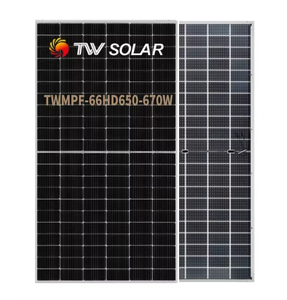 Module solaire monocristallin TW Solar TWMPF-66HD 650W 655W 660W 665W 670W, panneau bifacial de type P, 132 cellules, Tongwei <span class=keywords><strong>Photovolt</strong></span> - Product Image 1