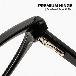 MG1022 Montatura Ottica di Lusso a Forma di <span class=keywords><strong>Occhio</strong></span> di Gatto in Acetato, Eleganti Occhiali da Lettura per Donne con Dettagli Metallici e Lenti Trasparenti - Product Image 3