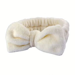 Bandeau en polaire corail doux pour femme, large, absorbant, pour le lavage du visage, les soins de la peau et le maquillage - Product Image 6
