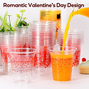 Gobelets transparents personnalisés, gobelets jetables avec logo imprimé, gobelets en plastique PP transparents pour milk-shake - Product Image 4