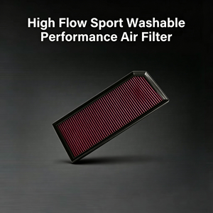 6F133843B Nuevo <span class=keywords><strong>Filtro</strong></span> de <span class=keywords><strong>Aire</strong></span> Deportivo de Alto Flujo para Volkswagen Golf V GTI Audi A3 S3 <span class=keywords><strong>Seat</strong></span> <span class=keywords><strong>Leon</strong></span> Skoda Octavia - Product Image 1