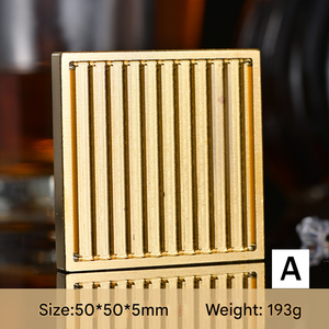Accessoires de bar Timbre à glaçons en acier Usine d'<span class=keywords><strong>origine</strong></span> transfrontalière Cocktail Whisky Pince à glace imprimée Type Ustensile - Product Image 3