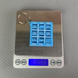 Giocattolo Educativo per Bambini, Scacchi XO in Plastica, Portachiavi Creativo Mini <span class=keywords><strong>Tic</strong></span> Tac Toe - Product Image 6