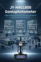 Gonio-photonmètre pour test d'intensité lumineuse spatiale des luminaires, flux lumineux, niveau d'éblouissement, méthode C-Y, conforme à la photométrie de l'éclairage