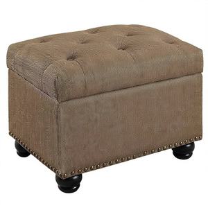 Convenience Concepts Designs4Comfort 5th <span class=keywords><strong>Ave</strong></span> Otomana de Almacenamiento Tapizada de 24 Pulgadas, Reposapiés Contemporáneo con Tapa Abatible - Product Image 1