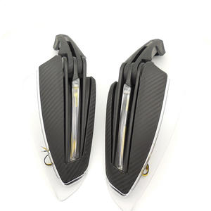 Lumières LED pour moto, déflecteurs de vent pour moto avec lumières LED pour motos tout-terrain, protection contre les chocs, protège-mains - Product Image 4