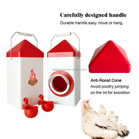 Kit de mangeoire à poulet pour mangeoire à volaille de 5lb et abreuvoir à volaille de 1 gallon