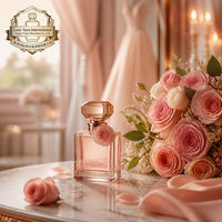 Eau de Parfum Rose pour Femme, Parfum Nuptial Arabe à la Rose de Taïf, Spray, Étiquette Privée Personnalisée, Vente en Gros