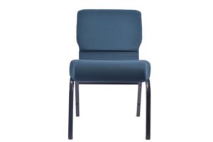 Sillas modernas de tela con respaldo y asiento acolchados, cómodas y fuertes para la renovación de capillas y edificios de iglesias - Product Image 2