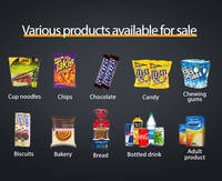 Distributeurs de boissons LED pour machines à sous, distributeurs automatiques de snacks et de boissons, machines de vente pour aliments et boissons