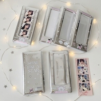 Album Kartu 4-Grid Gaya Idol Korea untuk Siswi, Penyimpanan Foto dan Tiket