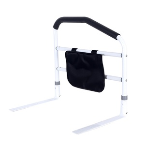 Corrimano da Letto Pieghevole in Acciaio di Alta Qualità, Altezza Regolabile, Barra di Supporto Anticaduta per Anziani e Riabilitazione, Certificato CE - Product Image 1