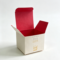 Caja de Empaque de Lujo para Productos de Cuidado de la Piel con Estampado en Dorado, Papel Especial para Empaque de Aceite Facial
