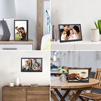 Wifi Smart Picture Signage 16GB HD IPS LCD Screen Digital Photo Frame 12 13 14 15 Inch with App Share Video From Every Where