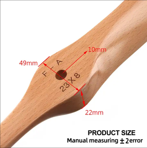 6 Star 2 Blade Buche Holz Gas Power <span class=keywords><strong>Propeller</strong></span> CW Traktor für Flugzeug FM - Product Image 3