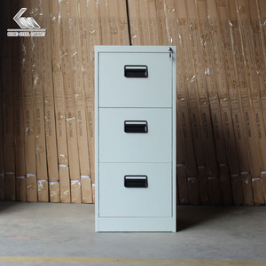 Nội Thất Văn Phòng Tủ Hồ Sơ 3 Ngăn Kéo Tủ Bên Tủ Hồ Sơ 3 Ngăn Kéo Bằng Thép Kim Loại - Product Image 4